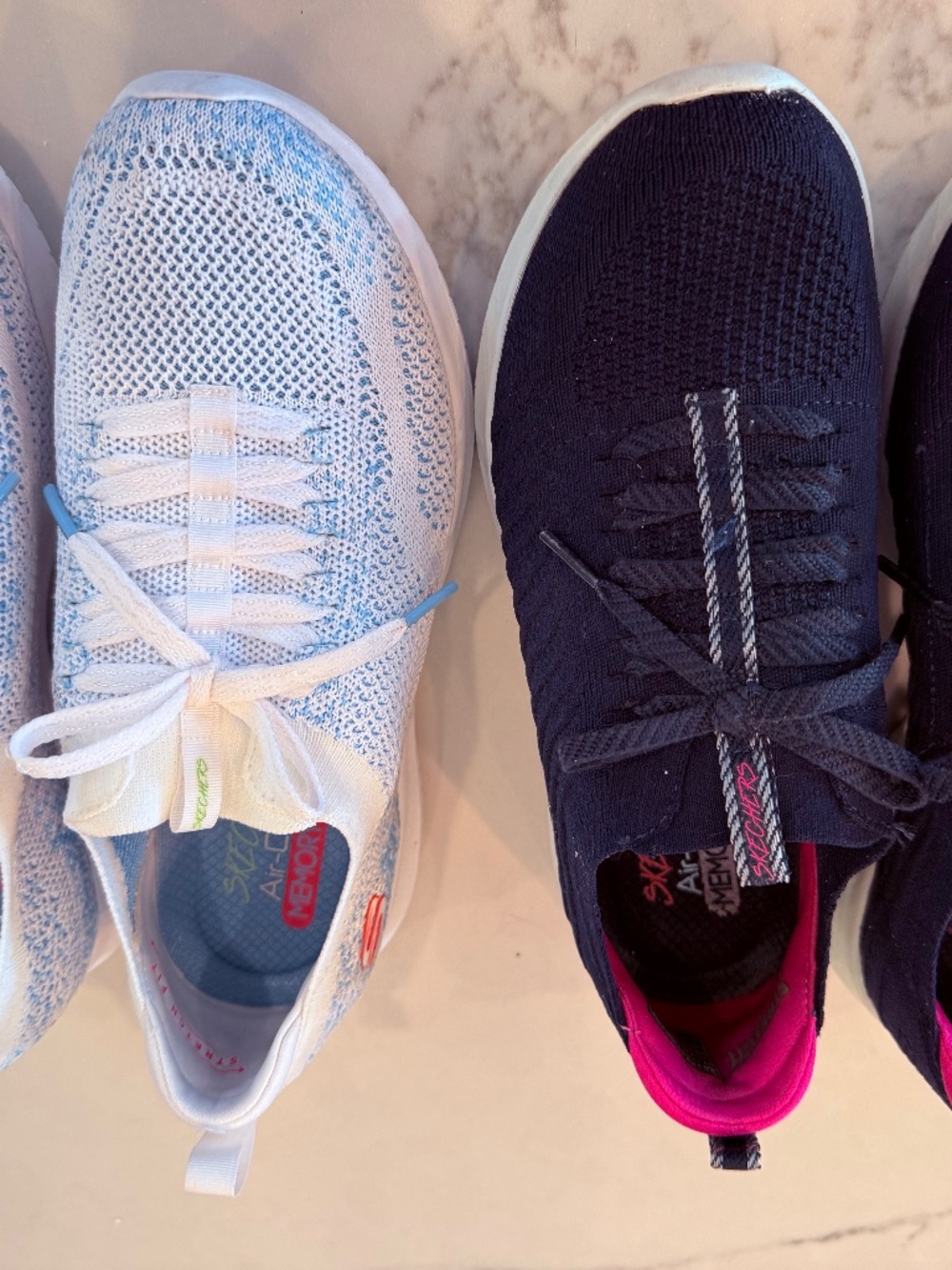 3 Pair Bundle Women's Skechers Memory Foam Sneakers